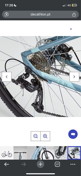 Bicicleta decatlhon trekking riverside 500