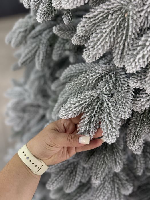 Лита засніжена ялинка Версаль ! МЕГА ГУСТА . Литі ялинки від виробника