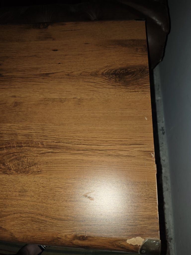 biurko Indiana 140 cm z 2 drzwiami i szufladami dąb sutter