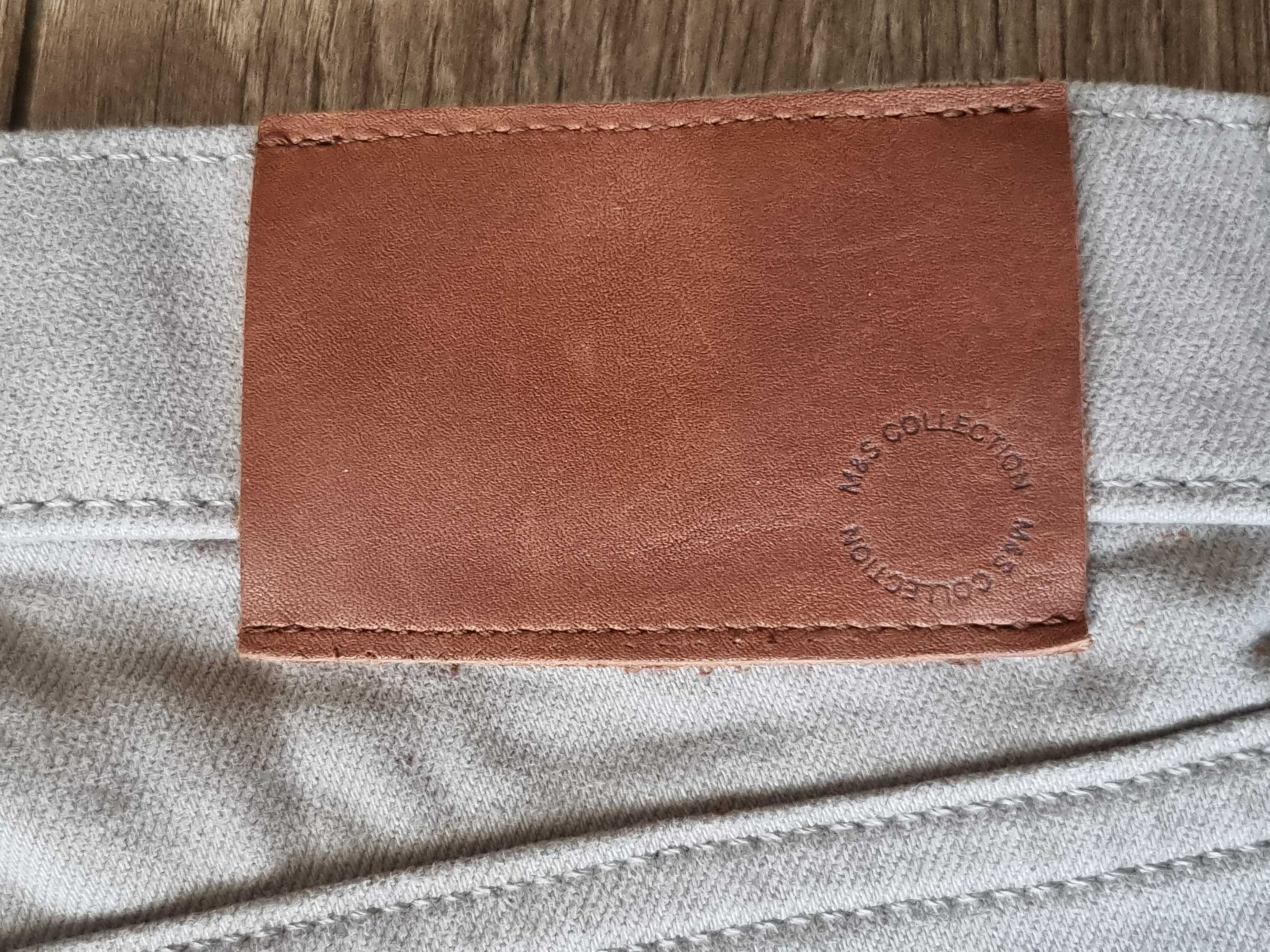 Męskie spodnie jeansy Marks & Spencer proste ze stretchem M&S W38 L29