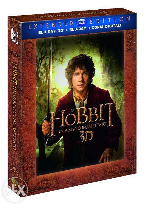 Hobbit Niezwykła podróż wydanie 5 blu ray folia