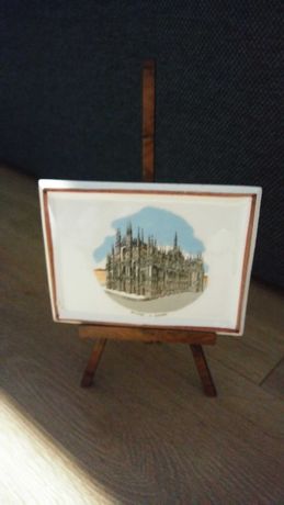 Obrazek ceramiczny z Katedra z Milano Il Duomo.