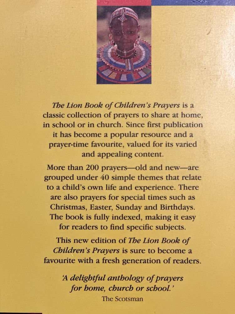 The lion book of children’s prayers. Mary Batchelor