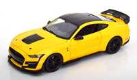 1:18 Maisto Ford Mustang Shelby GT500 .2020 yellow/black model