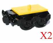Lego City wózek Jezdny podwozie train 2878c02 do wagonu pociągu 4025