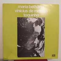Disco Vinil LP Maria Bethânia Vinicius De Moraes Toquinho