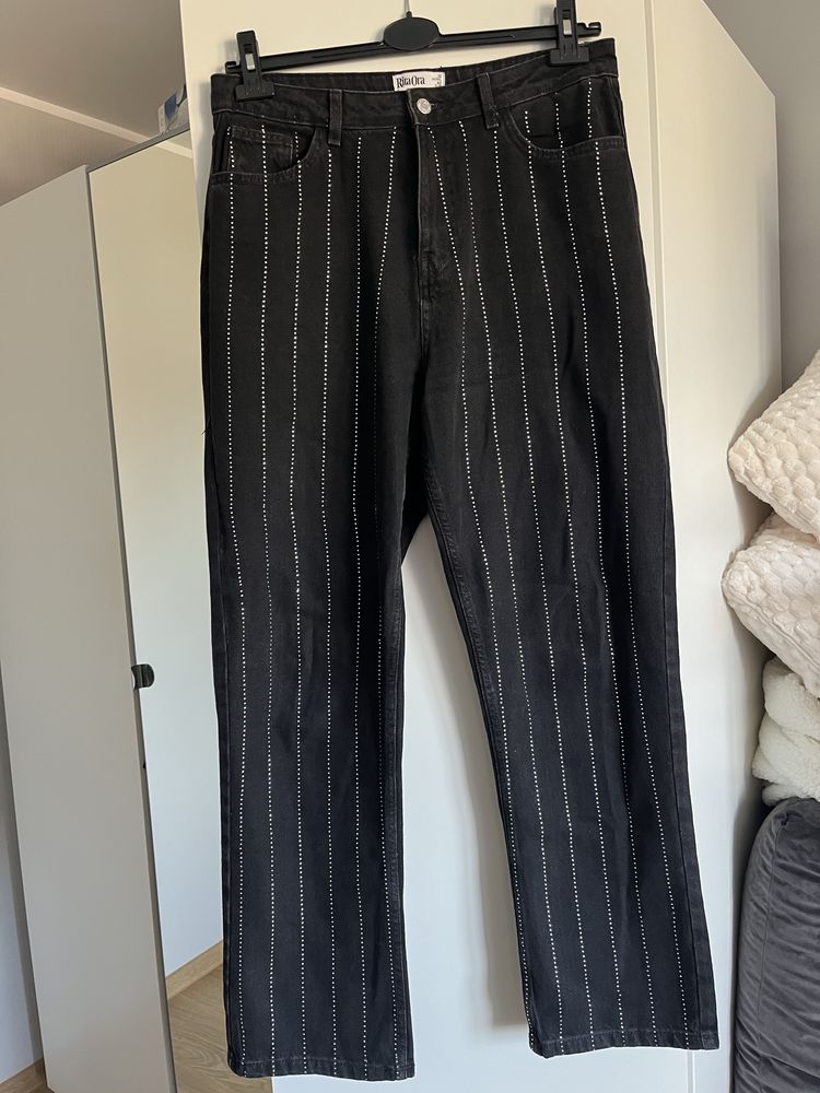 Czarne jeansy primark x rita ora