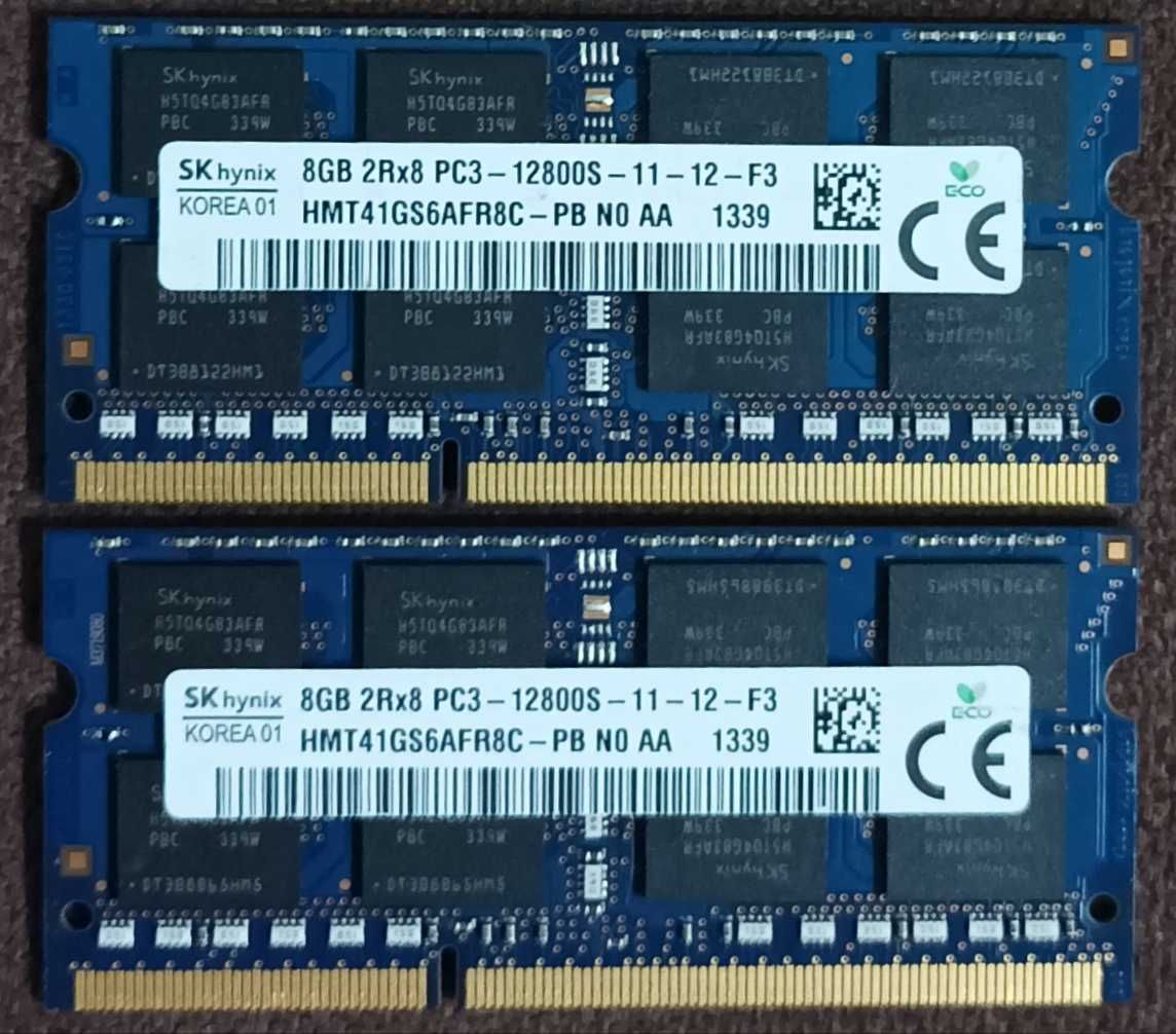 DDR3 1600 8gb 1.5v / DDRL3 1600 4-8gb 1.35v