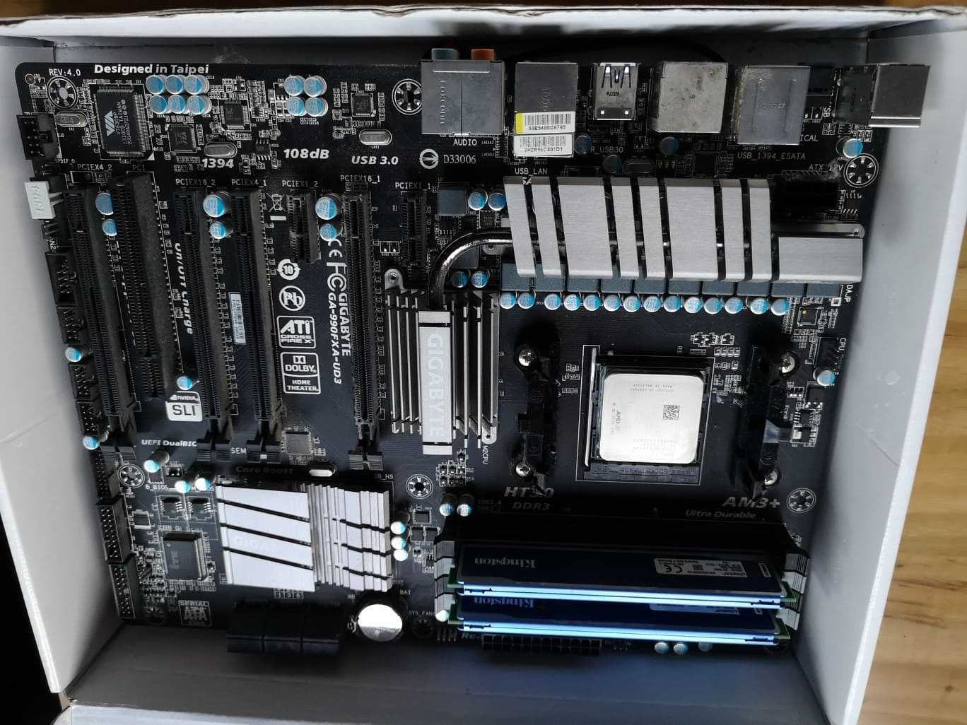 Vendo Motherboard gigabyte technology + Processador AMD + 8GB Memória