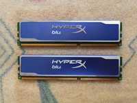 Оперативна пам'ять   DDR3  Kingston  16 Gb   (2X8 Gb)  1600 MHz