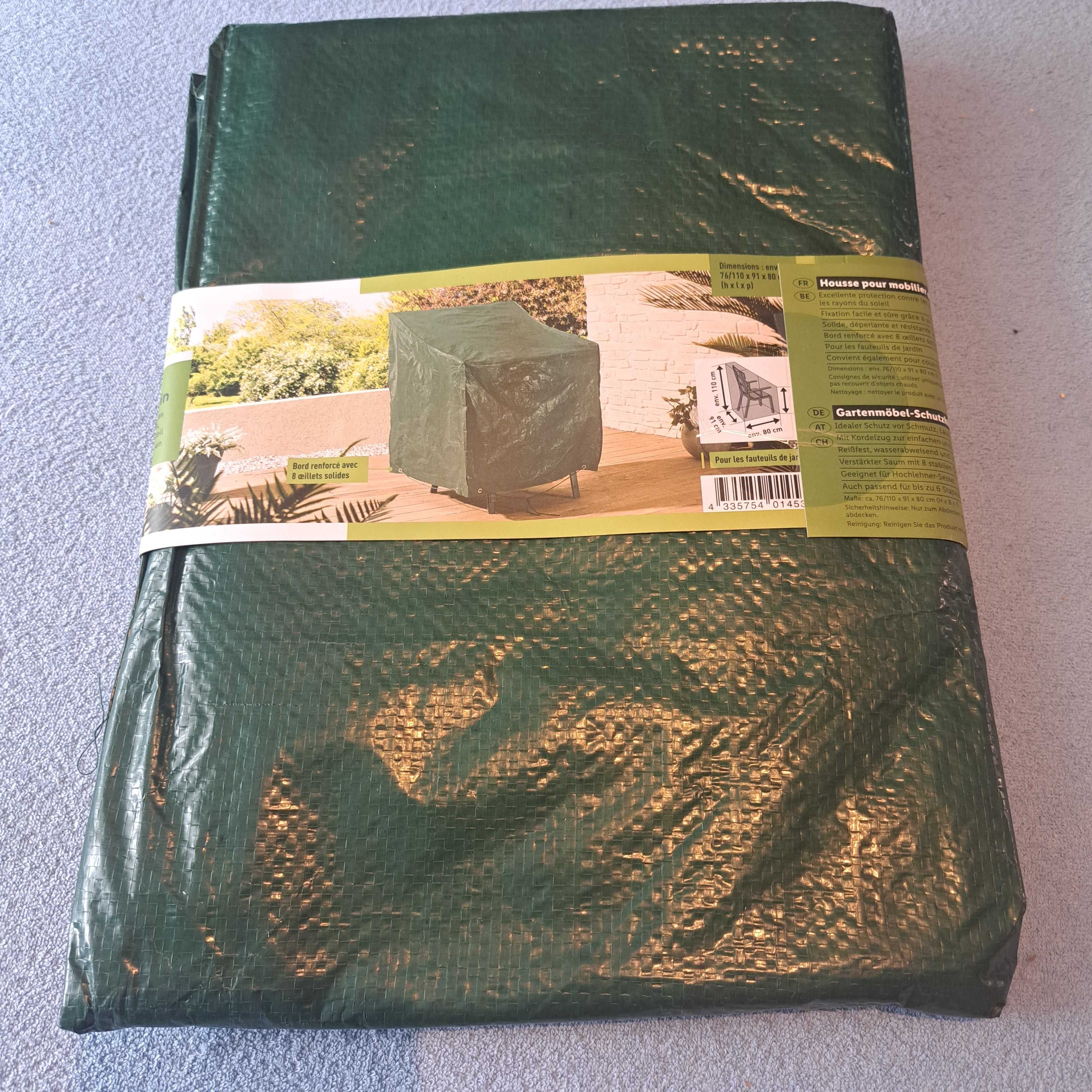 Pokrowiec na meble ogrodowe 91 x 80 x 110 cm zielony Livarno Home