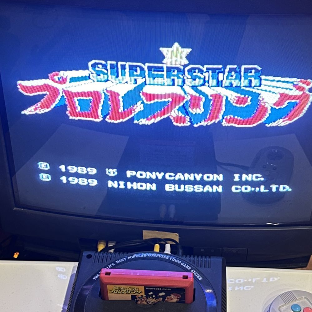 superstar pro wrestl Gra Nintendo Famicom Pegasus