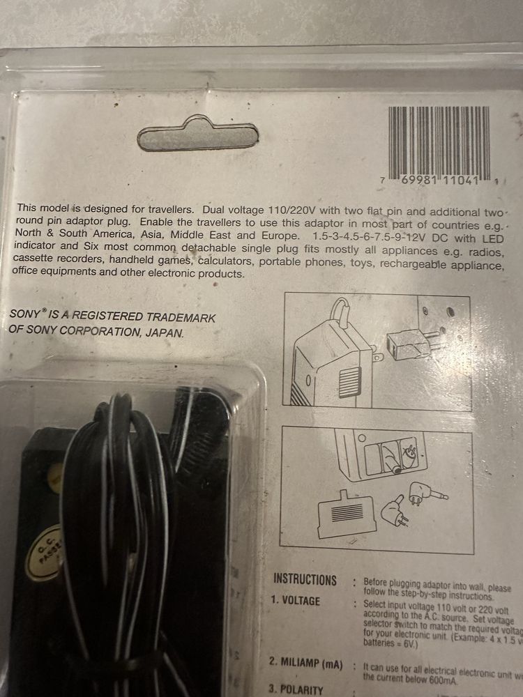 Adapter do prądu, zestaw