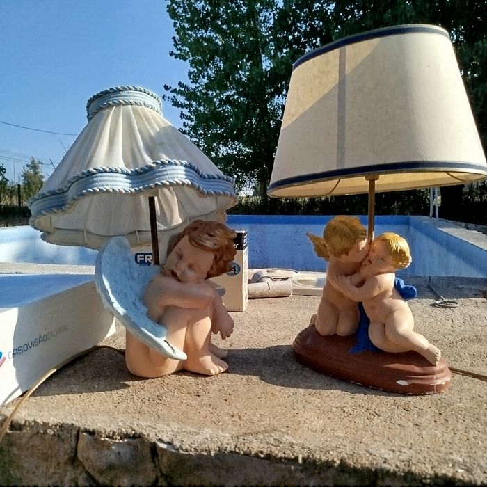 Candeeiros Querubins Assinados