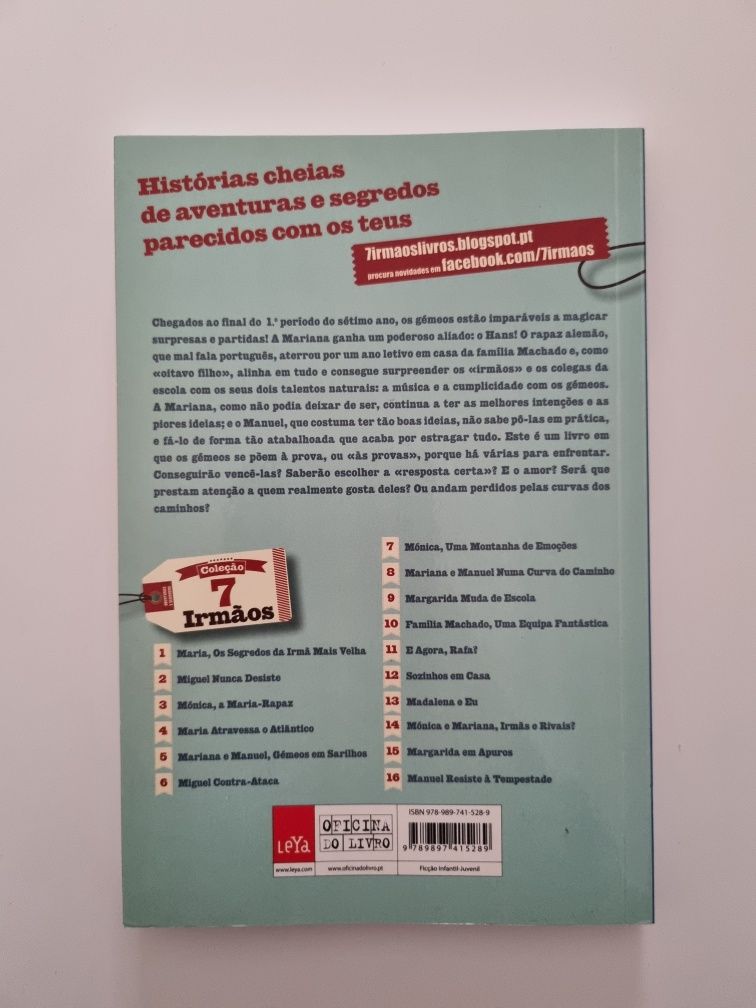 Livro da coleção 7 irmãos