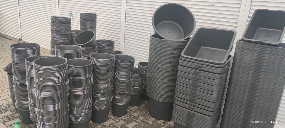 Відра будівельні прорезинені Тази Корзини Кошики будівельні Ємності