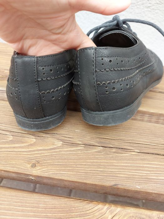 Buty/półbuty czarne  rozmiar 38