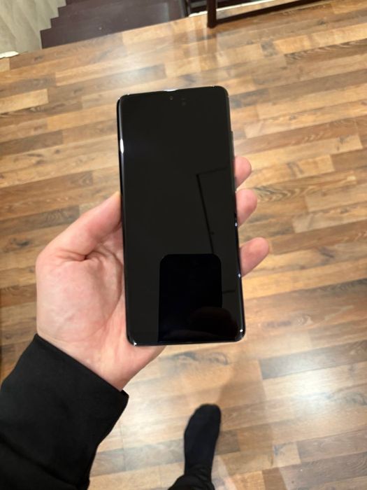 Дисплей Samsung Galaxy S20 Ultra чёрный с отпечатком пальца, экран