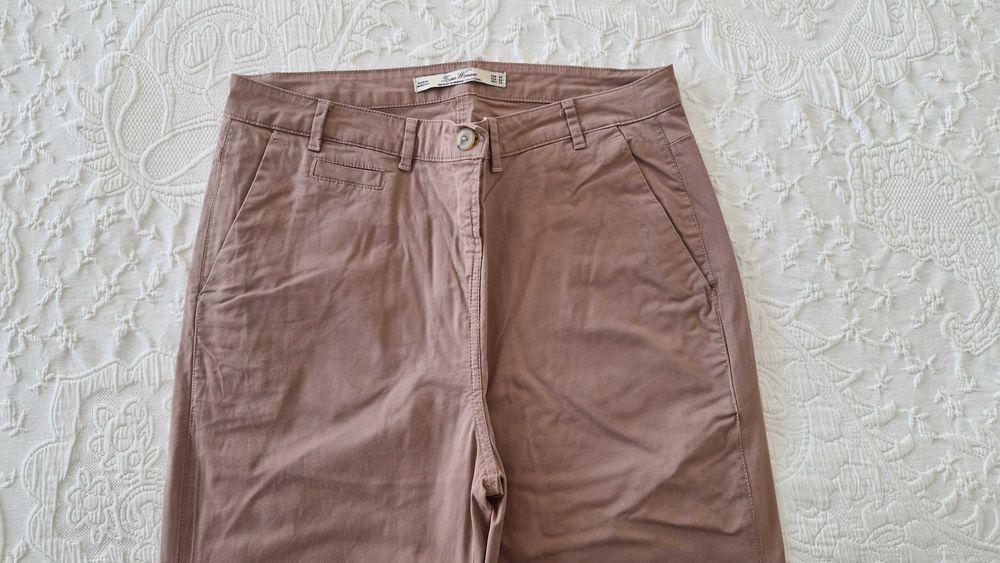 Calças rosa velho, Zara, tamanho 36
