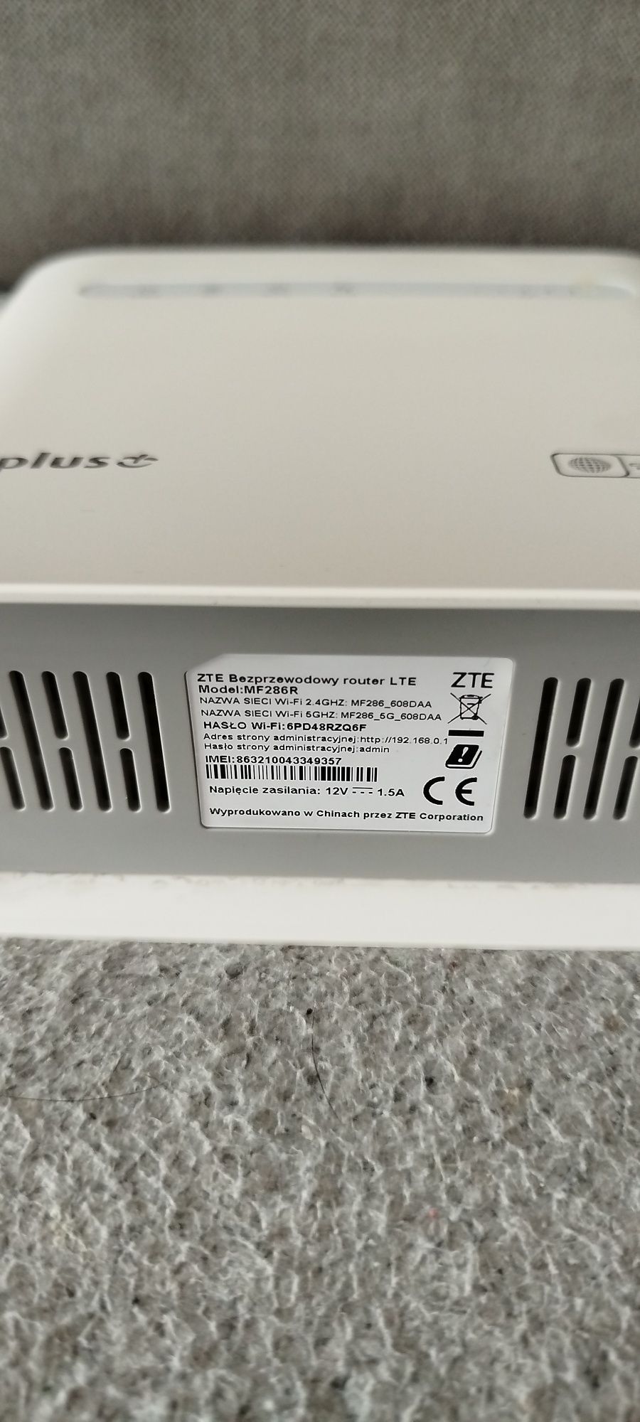 Router ZTE MF 286 R