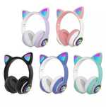Распродажа! Беспроводные наушники Bluetooth Cat Ear MicroSD Fm