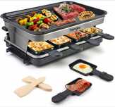 Raclette grill elektryczny HENGOO HB-105 czarny 1500 W