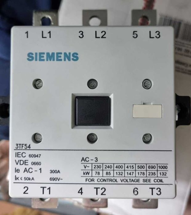 Контактор Siemens 3TF5422-0AP0 (Size 10, 3P, 2NO+2NC)