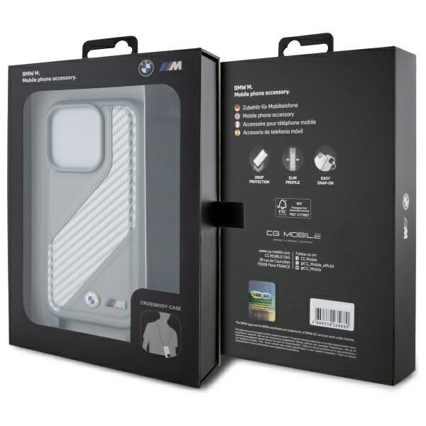 BMW BMHCP16L23PSCCG iPhone 16 Pro 6.3"   szary/grey hardcase M Edition
