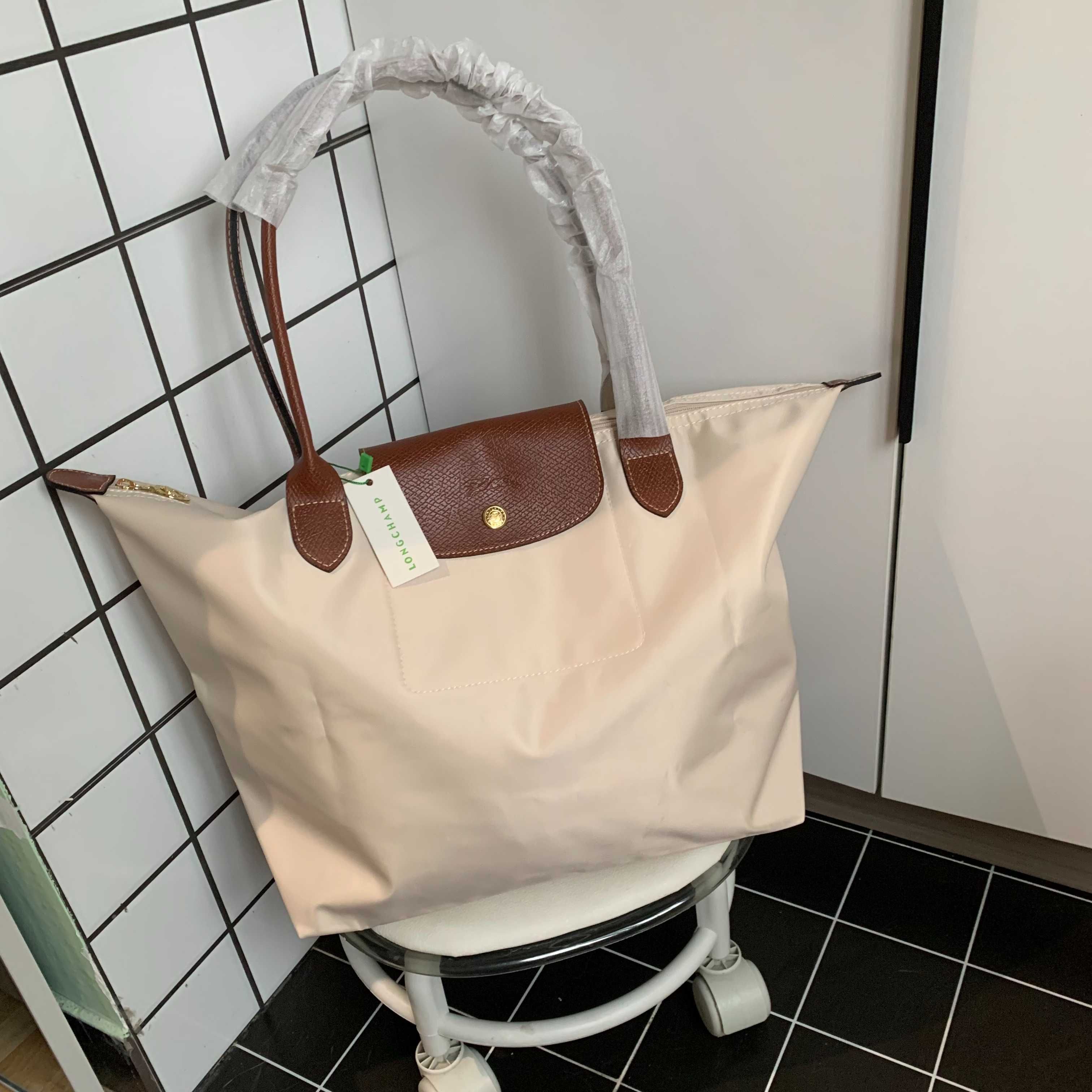 LongChamp Torba torebowa LE PLIAGE ORIGINAL L, Biały papierowy