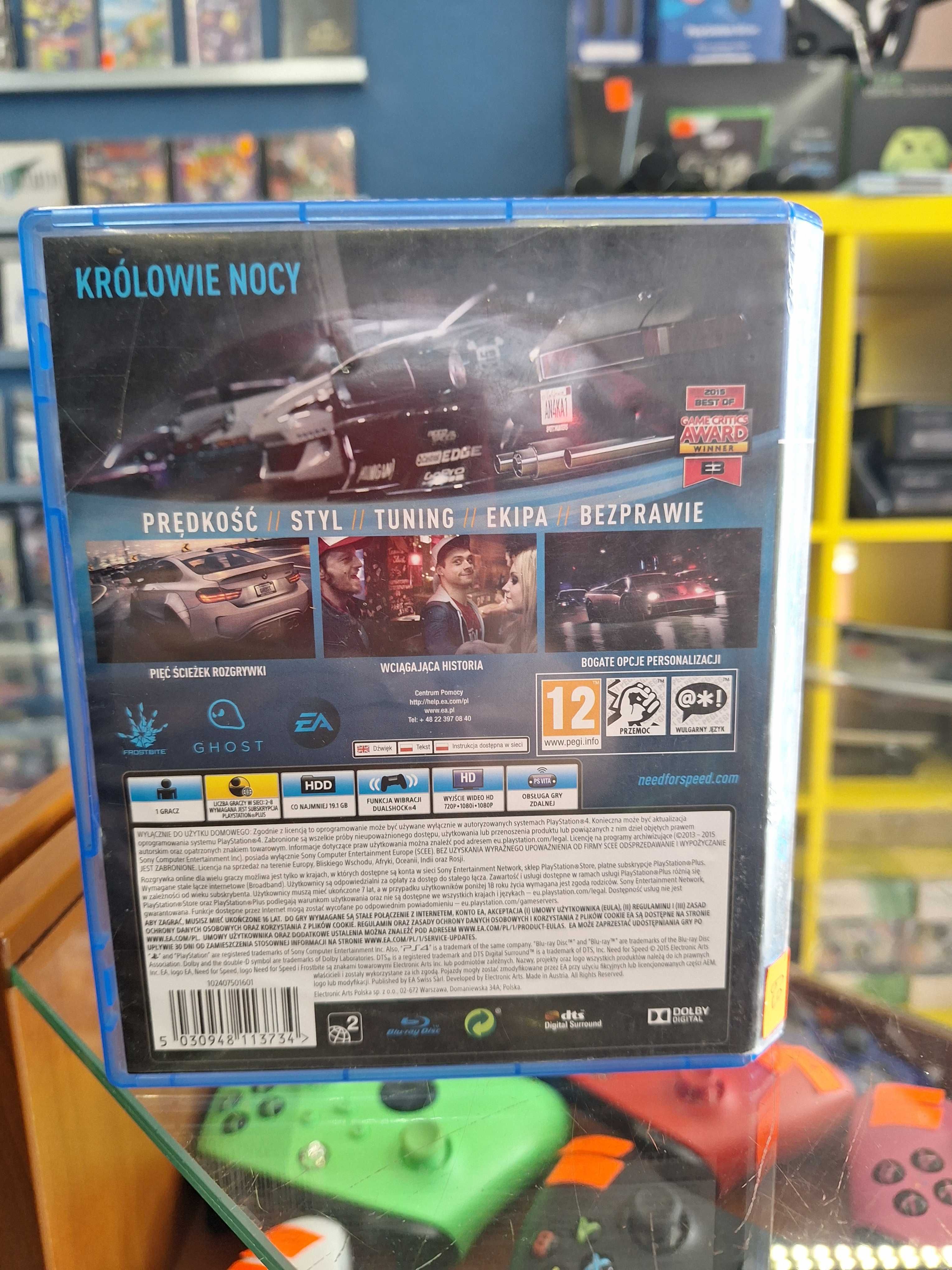 Need for Speed PS4, BDB, CentrumGrania