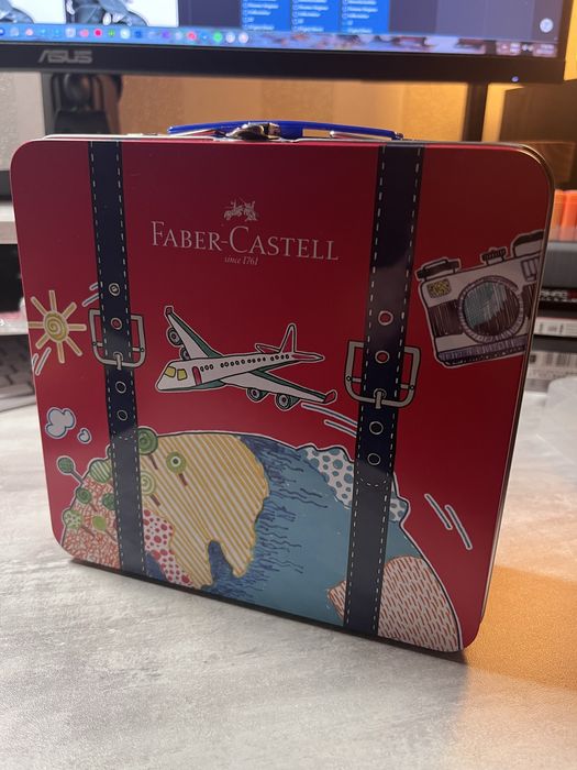 Фломастери Faber-Castell Connector "Валіза" 40 кольорів