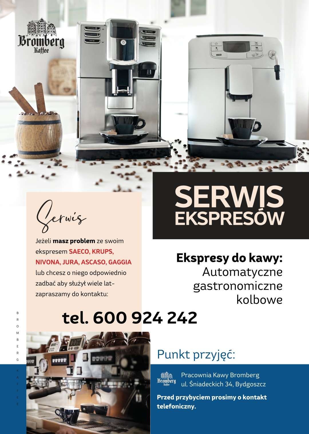 Serwis Ekspresów do Kawy Saeco Melitta Nivona Jura4