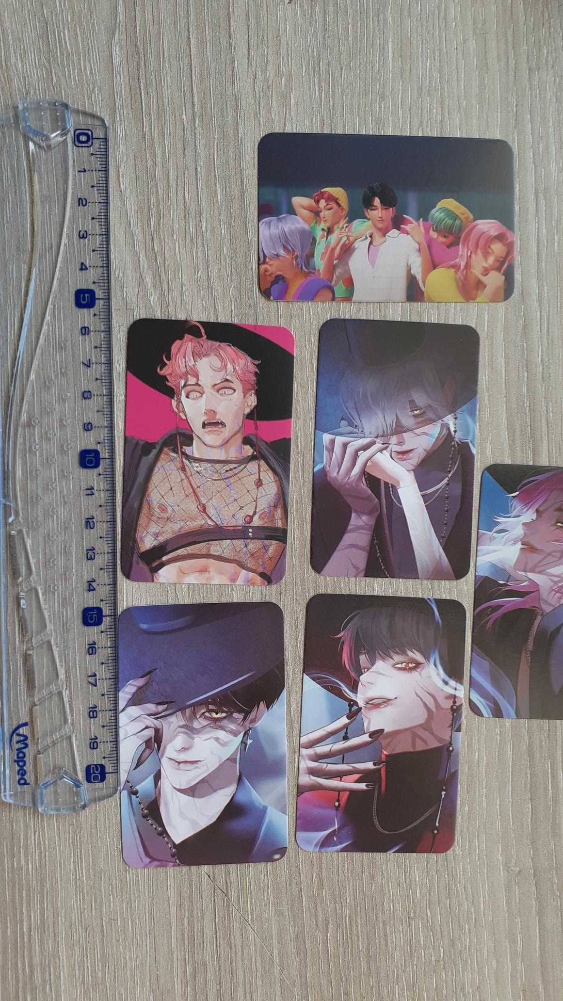Cartas Saja Boys Kpop demon hunters novas