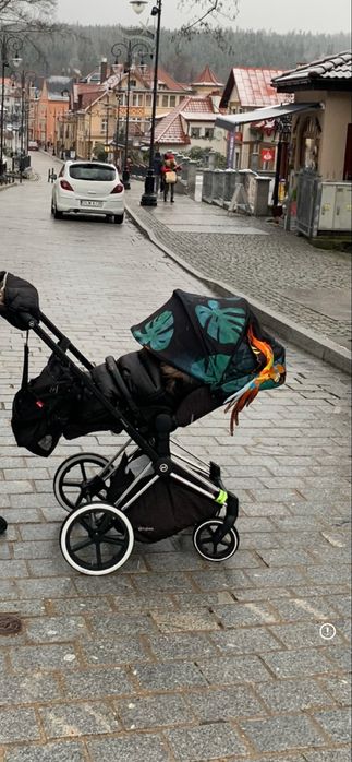 Cybex Priam Platinium Birds of Paradise NOWE SIEDZISKO + gondola