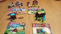 4 zestawy LEGO Friends 41089, 41327, 41307, 41309