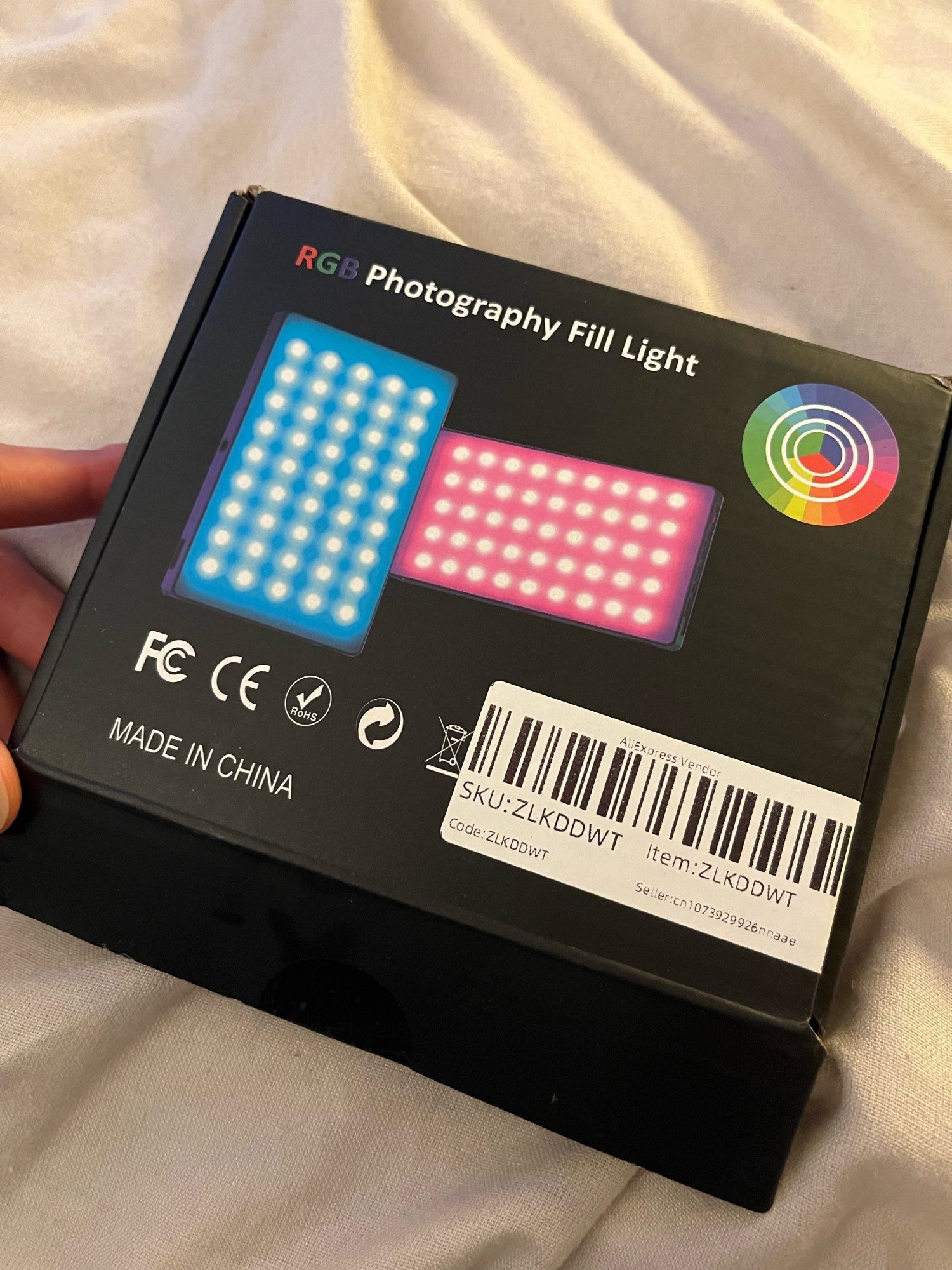Накамерный свет RGB, фото, видео освещение  для блогера, фотографа