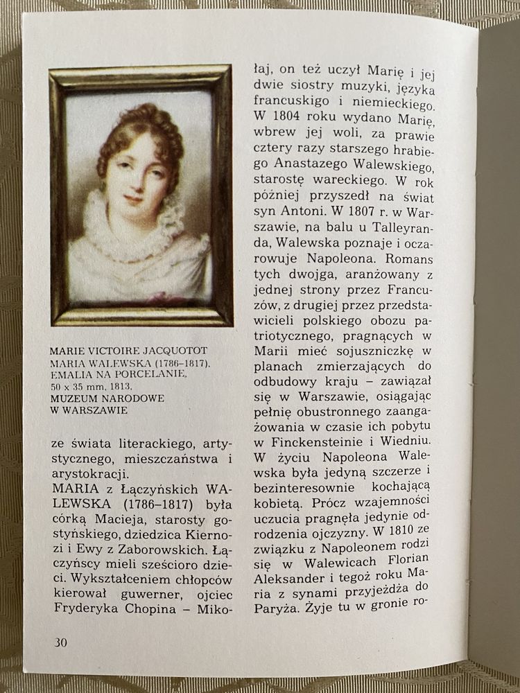 Kolekcja 2 książeczek miniatur portretów znanych osobistości polskich