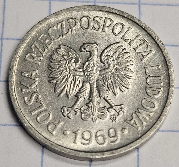 10 gr groszy 1969 , stan I/I- , mennicza