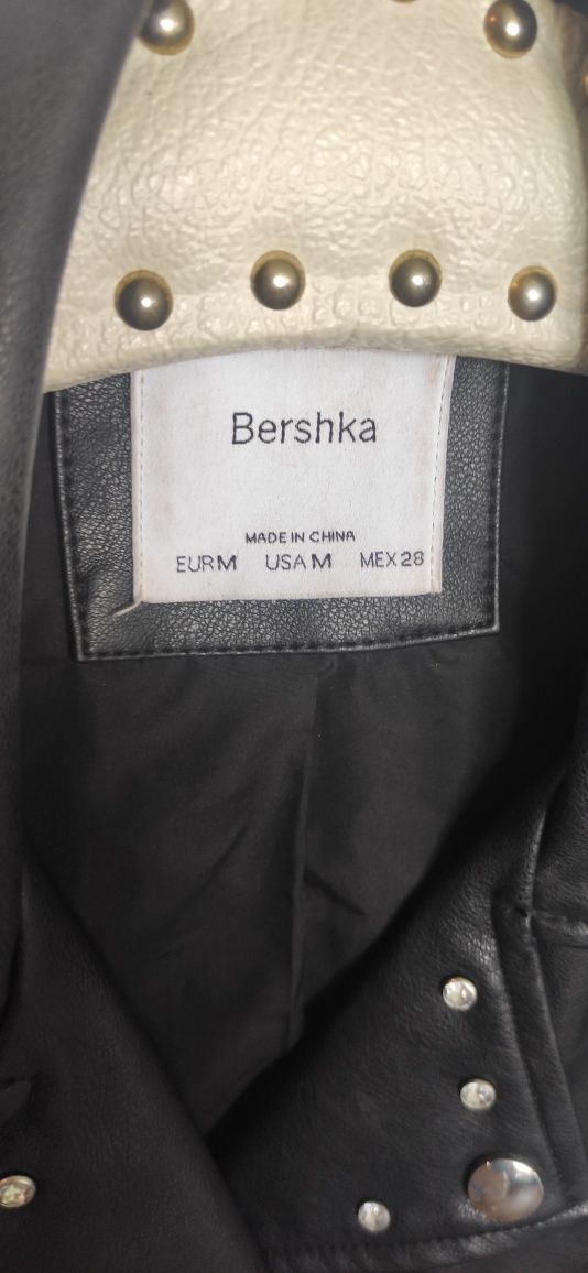 Ramoneska bobberka katana eco skóra M Bershka