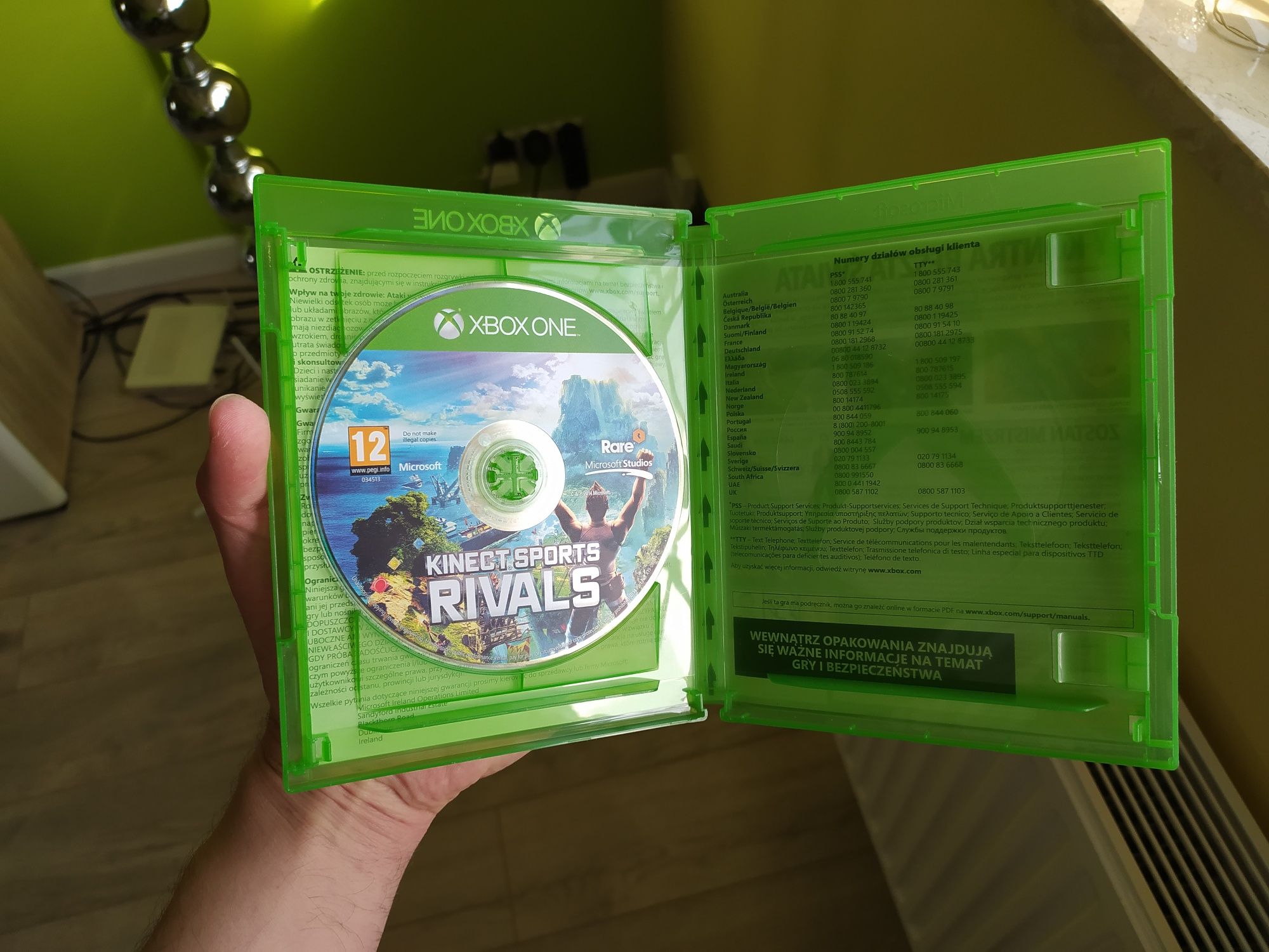 Kinect Sports Rivals Xbox One STAN PŁYTY JAK NOWA Polska Wersja WYSYŁK