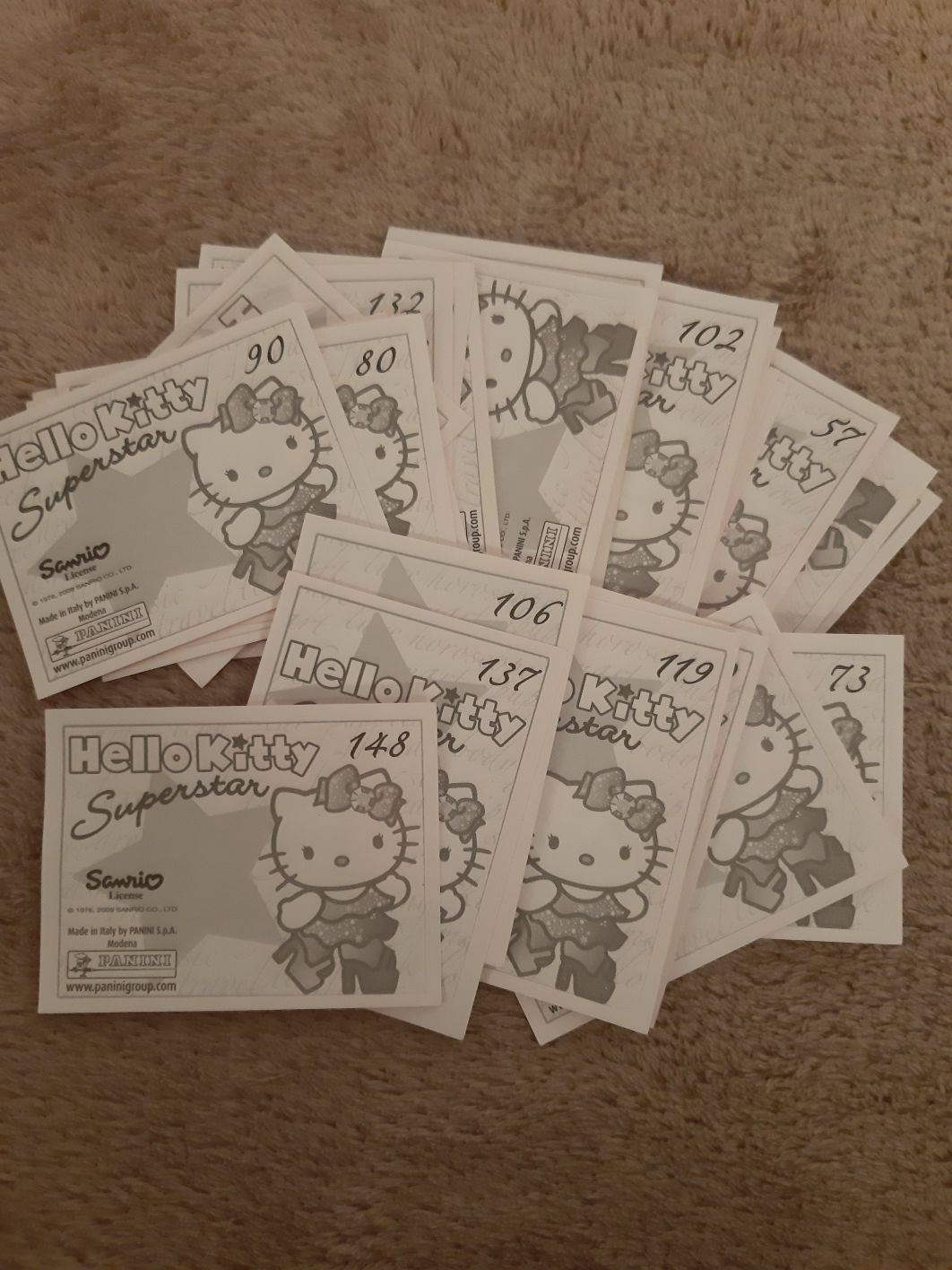 Cromos Hello Kitty Superstar 2009