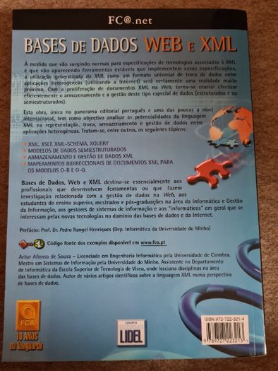 Livro Bases de Dados WEB e XML Informática