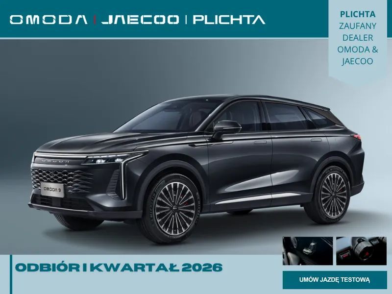 Omoda 9 Odbiór I kwartał 2026 | Ubezpieczenie za 1 zł
