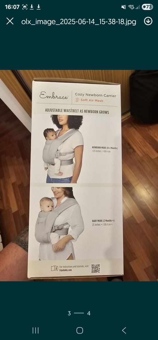 Marsúpio ( Porta Bebés ) ErgoNaby