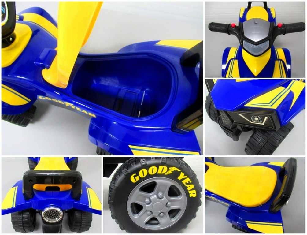 Jeździk GoodYear dla dzieci światła, dźwięki, klakson Odbiór Wysyłka