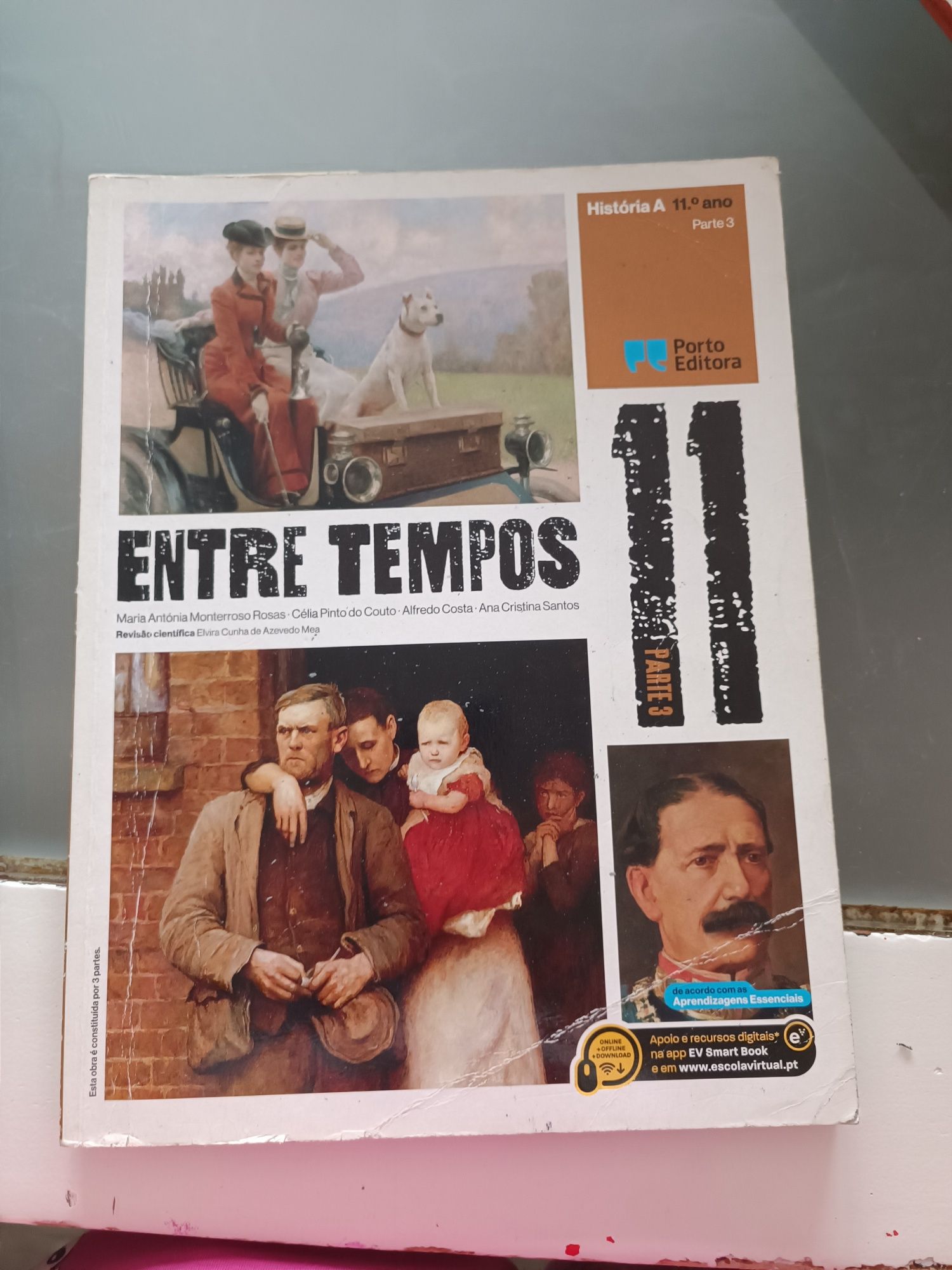 Livros 11°ano "entre tempos"(Porto editora) com marcas de uso