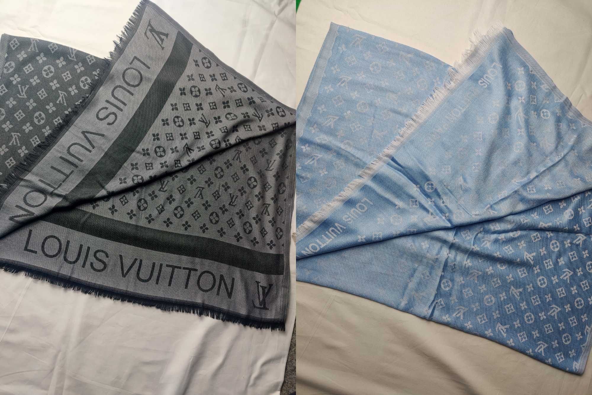 Szal Louis Vuitton LV Nowość logowane grubsze jesień hit