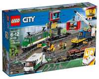 Nowe LEGO 60198 City - Pociąg towarowy