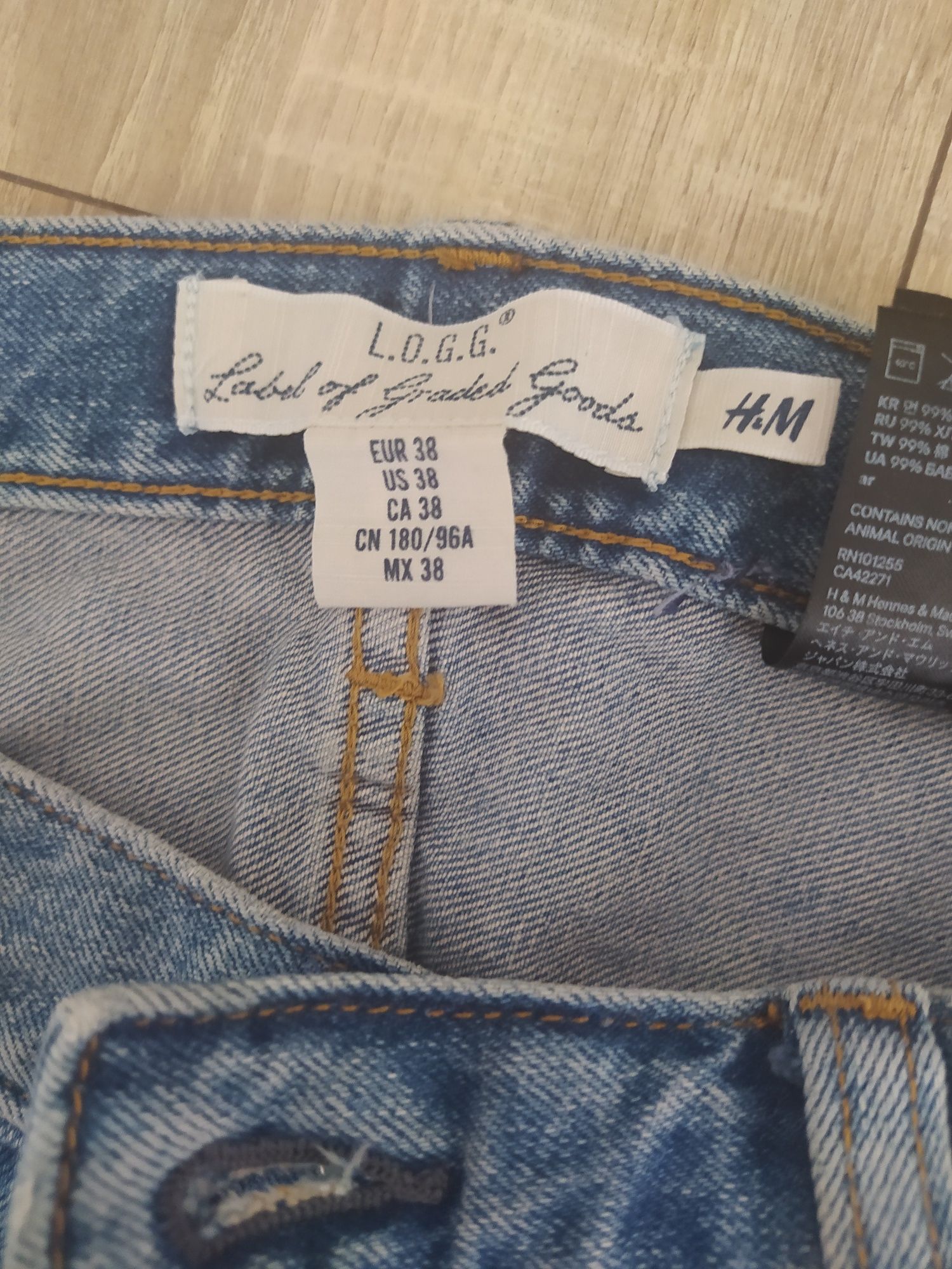 Spodnie jeansowe jeansy h&m męskie xl 38