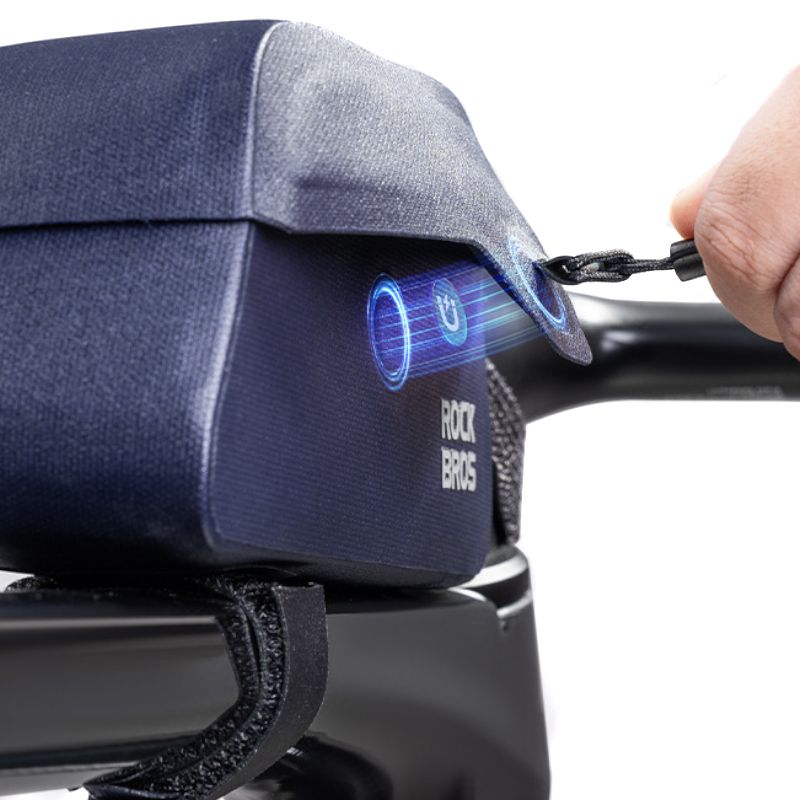 Torba Rowerowa Na Ramę Z Magnetycznym Zapięciem Rockbros As-133Bl 0,9L